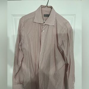 Canali checkered dress shirt